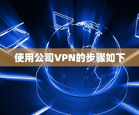 使用公司VPN的步骤如下 使用公司VPN的步骤如下