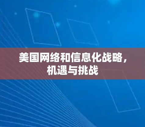 美国网络和信息化战略,机遇与挑战 美国网络和信息化战略,机遇与挑战