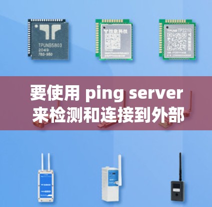 要使用 ping server 来检测和连接到外部服务器，可以按照以下步骤进行