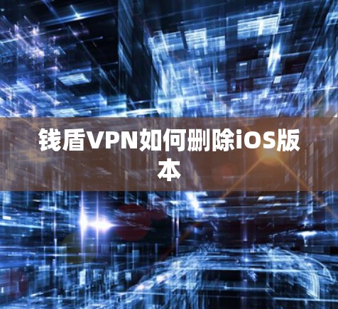 钱盾VPN如何删除iOS版本 钱盾VPN如何删除iOS版本