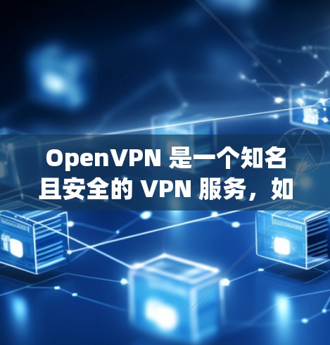 OpenVPN 是一个知名且安全的 VPN 服务,如果你已经使用它的官方版本或有疑问,可以参考以下步骤来使用非官方版本