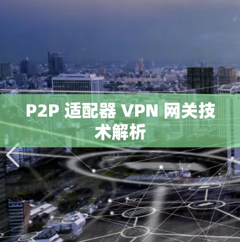 P2P 适配器 VPN 网关技术解析 P2P 适配器 VPN 网关技术解析