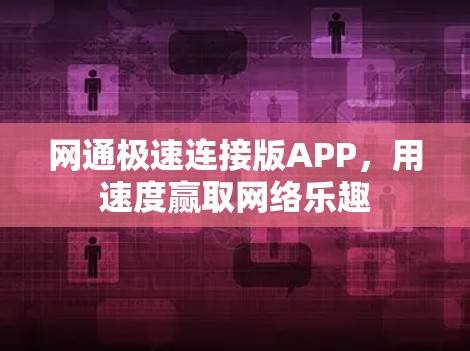 网通极速连接版APP,用速度赢取网络乐趣 网通极速连接版APP,用速度赢取网络乐趣