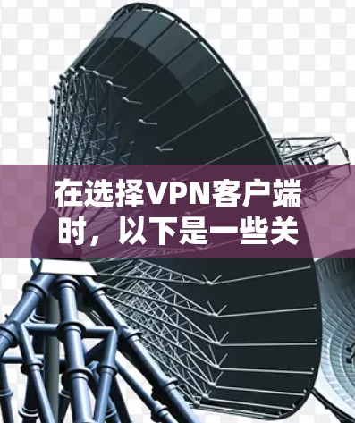 在选择VPN客户端时，以下是一些关键因素和推荐