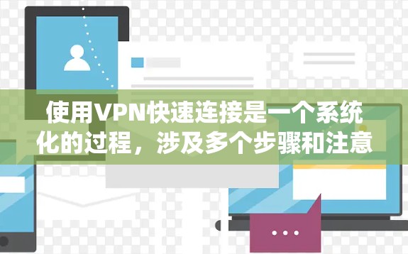 使用VPN快速连接是一个系统化的过程,涉及多个步骤和注意事项。以下是一个清晰的指南,帮助您顺利完成VPN连接 使用VPN快速连接是一个系统化的过程,涉及多个步骤和注意事项。以下是一个清晰的指南,帮助您顺利完成VPN连接