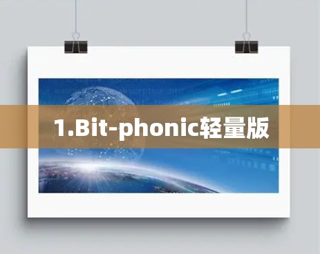 1.Bit-phonic轻量版 1.Bit-phonic轻量版